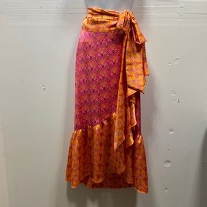 Never Fully Dressed Wrap Maxi Skirt Size 8